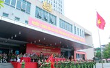 Xem lực lượng công an thi điều lệnh, sử dụng võ thuật chiến đấu